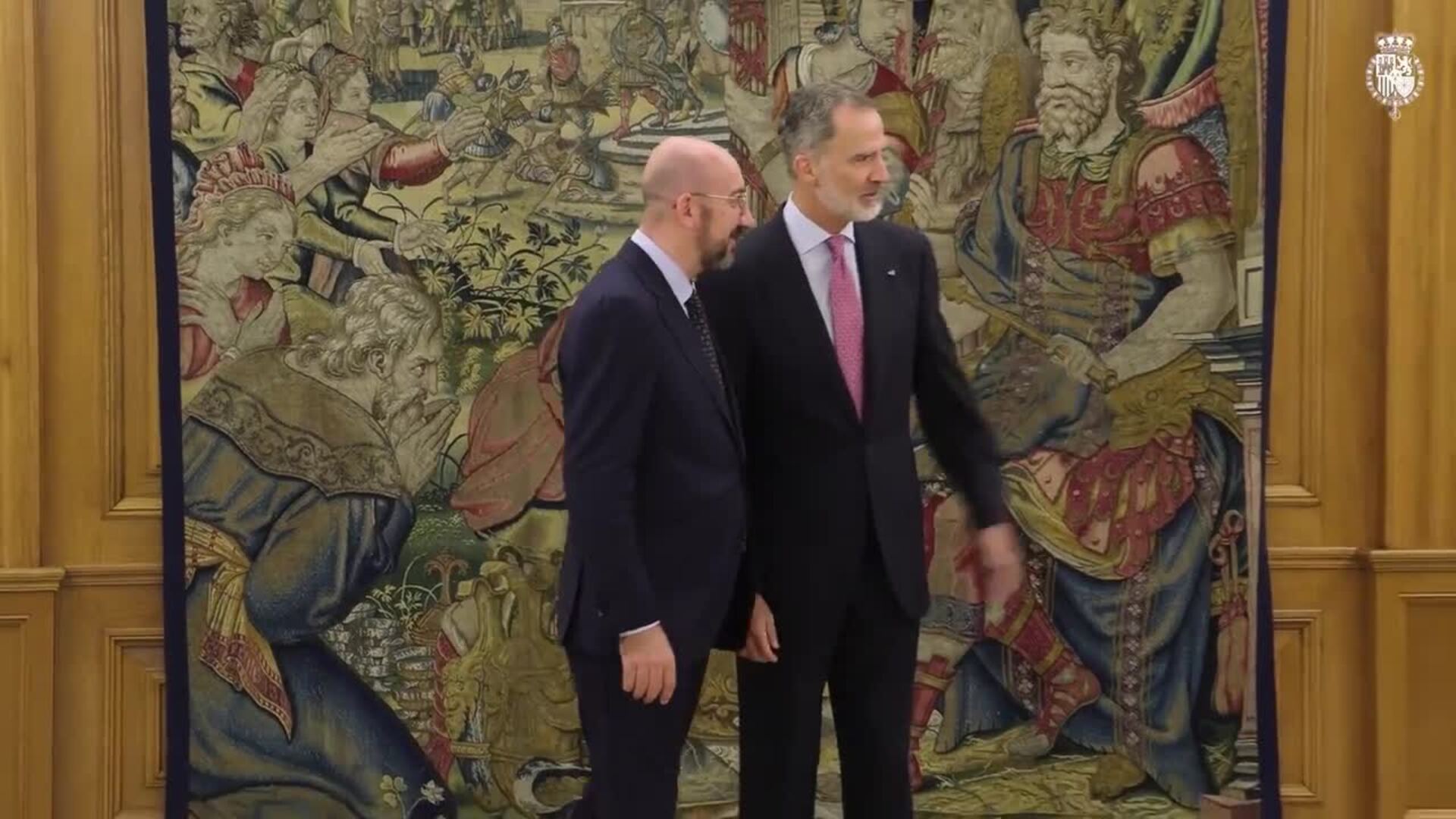 El Rey recibe en Zarzuela a Charles Michel | El Comercio: Diario de ...