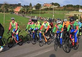 Éxito de la cicloturista de Candás