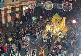 Cabalgata de Reyes en Gijón el pasado año.