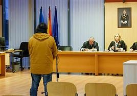 J. F. C., durante el juicio en la Audiencia Provincial.