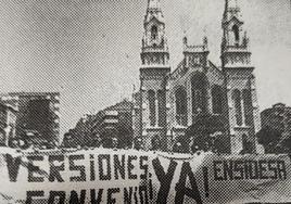 Las protestas se sucedieron al inicio de la década de los noventa.