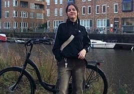Andrea Hernández lleva casi un año en Amsterdam.