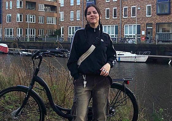 Andrea Hernández lleva casi un año en Amsterdam.