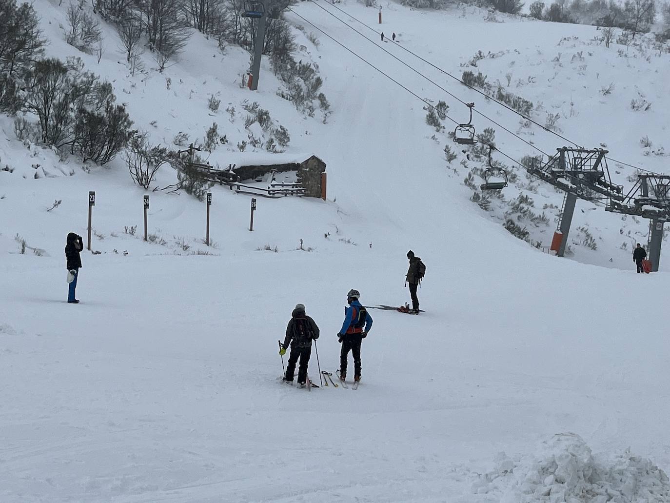 Asturias, bajo la nieve