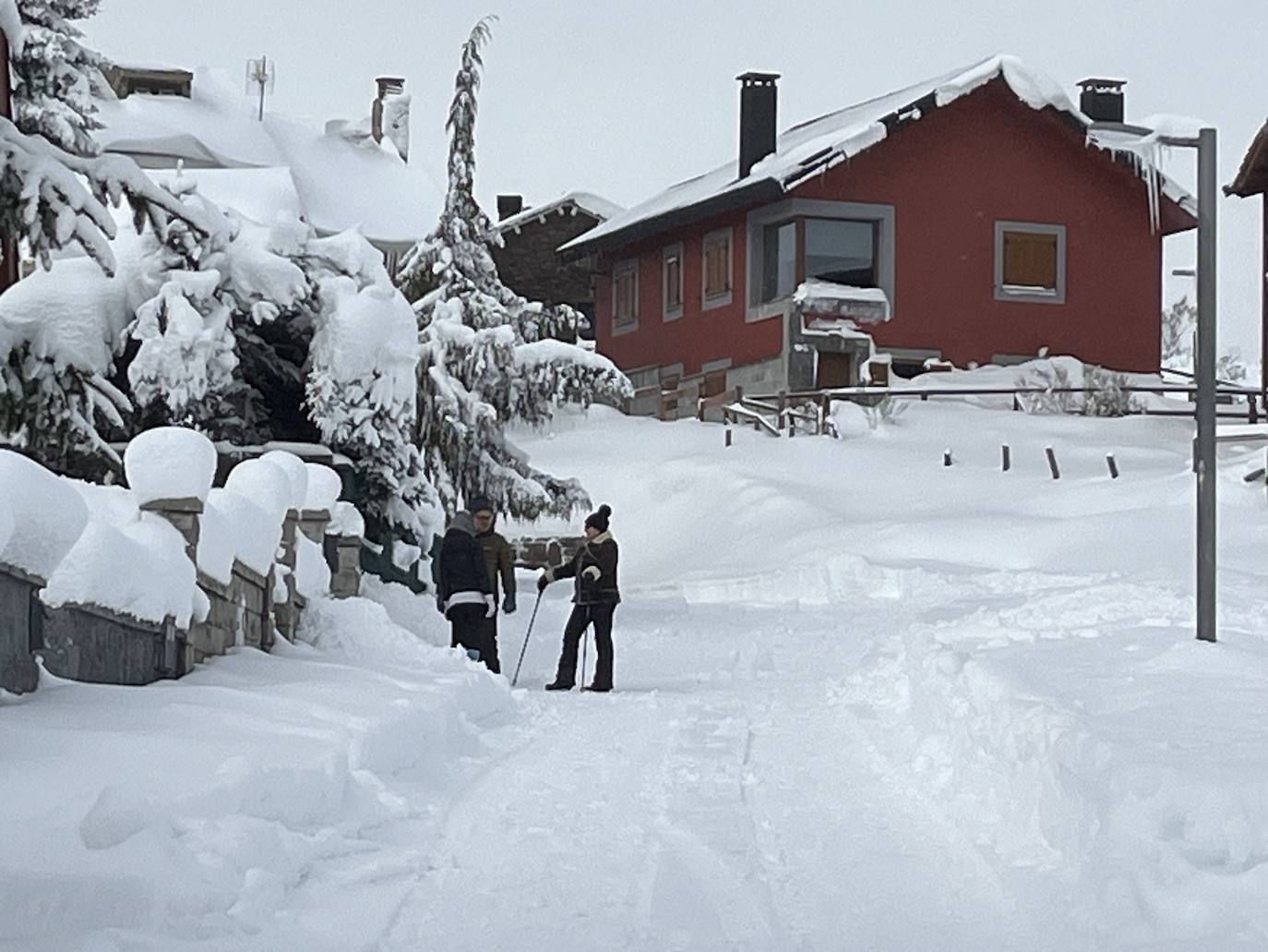 Asturias, bajo la nieve