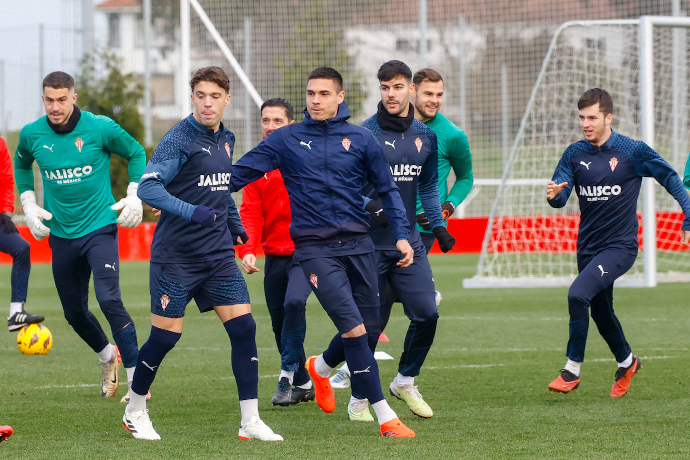 Entrenamiento del Sporting (13/01/2024)