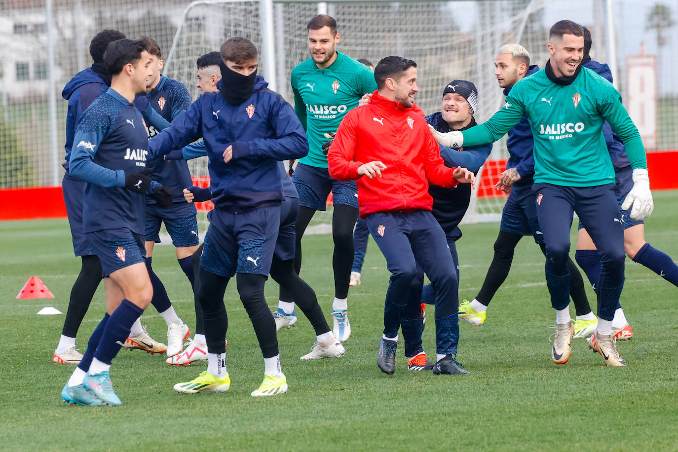 Entrenamiento del Sporting (13/01/2024)