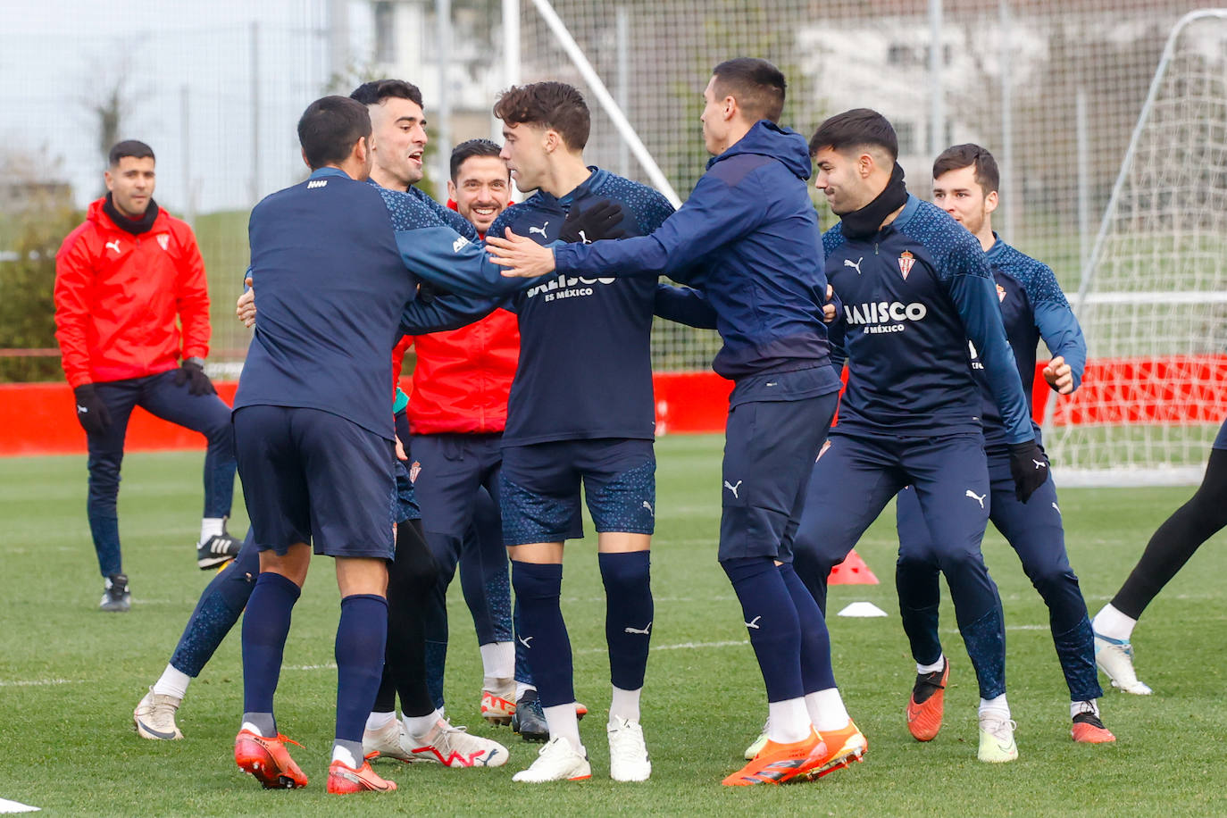 Entrenamiento del Sporting (13/01/2024)