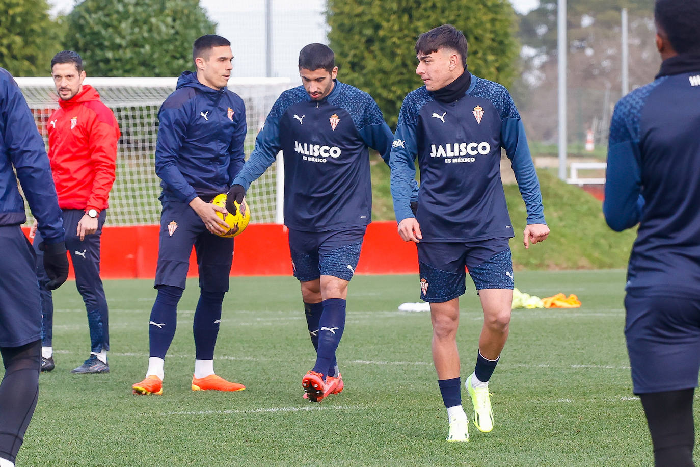 Entrenamiento del Sporting (13/01/2024)