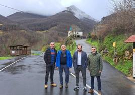 Javier Prieto, Manuel Calvo, Rodrigo Suárez y Alejandro Calvo.