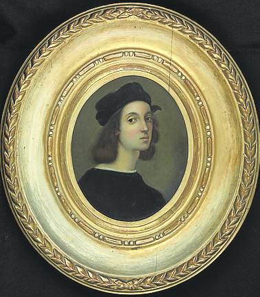 Copia del autorretrato de Rafael, desconocido.