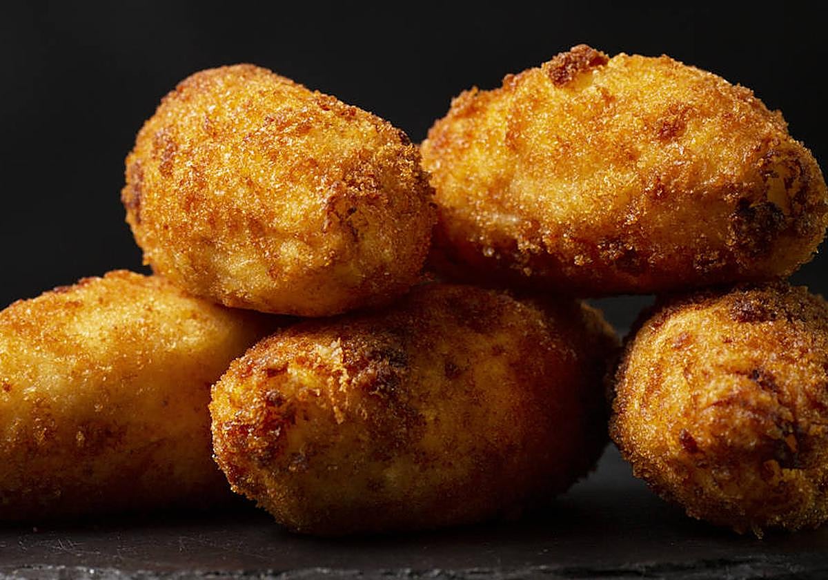 Croquetas de jamón.