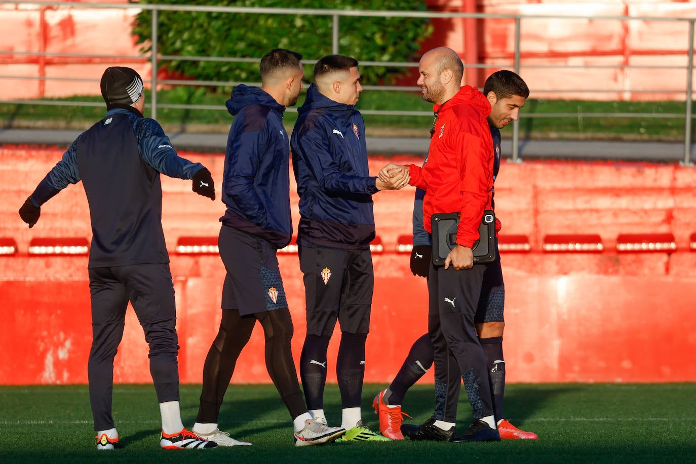 Entrenamiento del Sporting (19/01/2024)