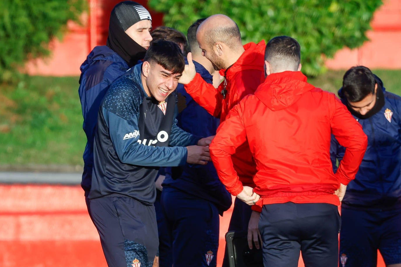 Entrenamiento del Sporting (19/01/2024)