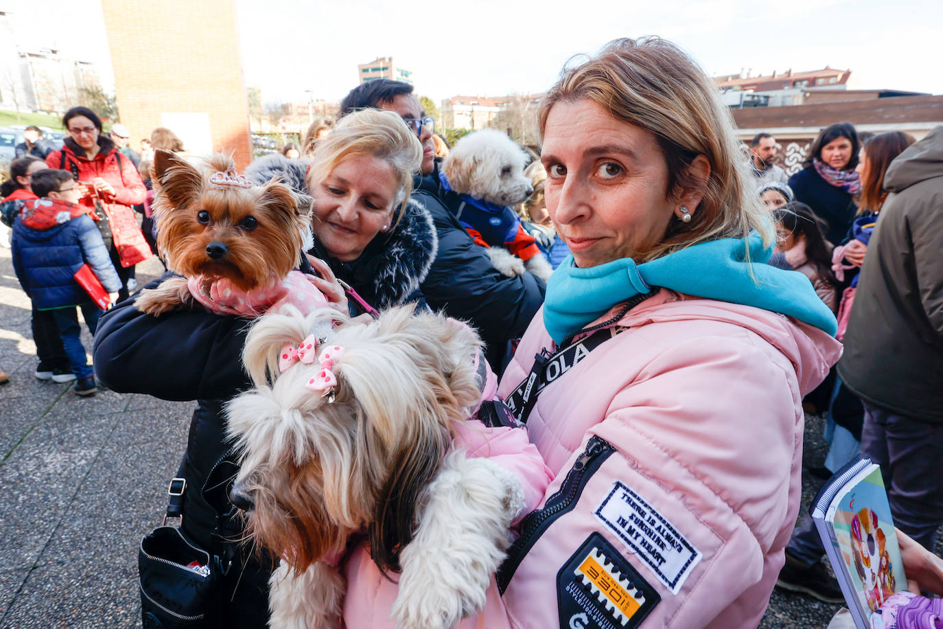 Bendición de mascotas en Gijón por San Antón