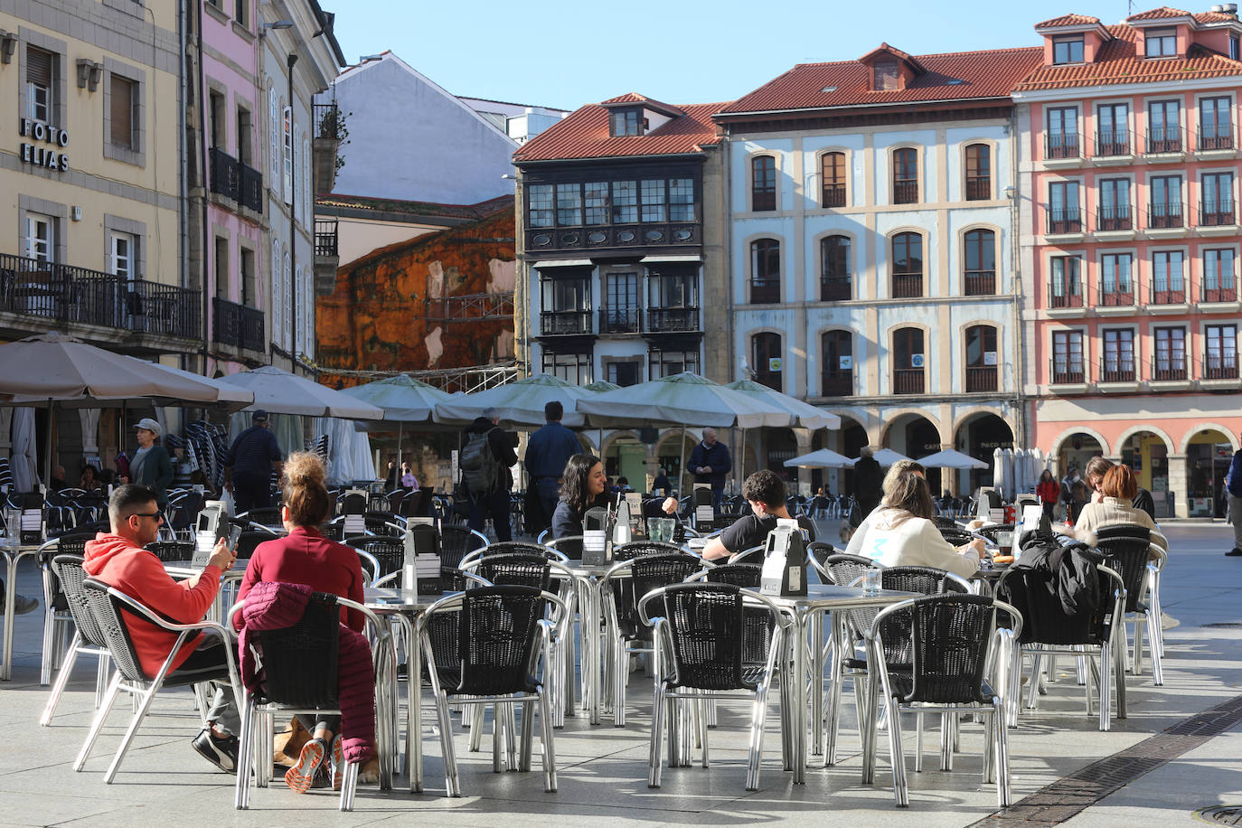 Jornada de buen tiempo en Asturias en pleno enero