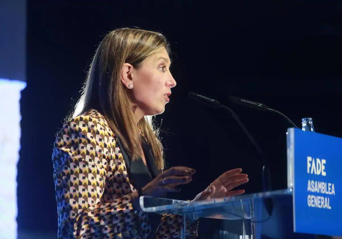 La presidenta de Fade, María Calvo.