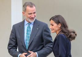 El Rey Felipe VI y la Reina Letizia.