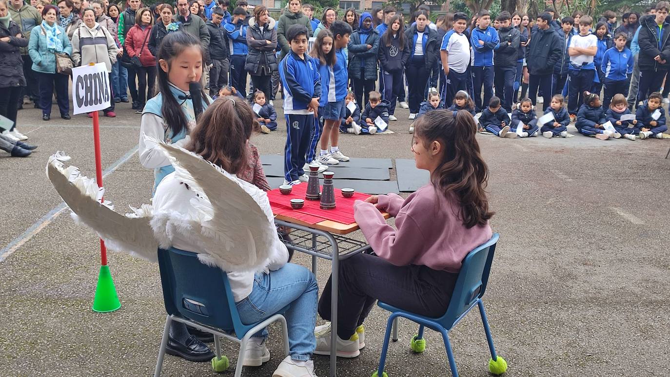 Así celebraron los colegios de Gijón el Día de la Paz