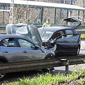 Grave accidente en el corredor del Nalón, que se cobró tres vidas en 2023