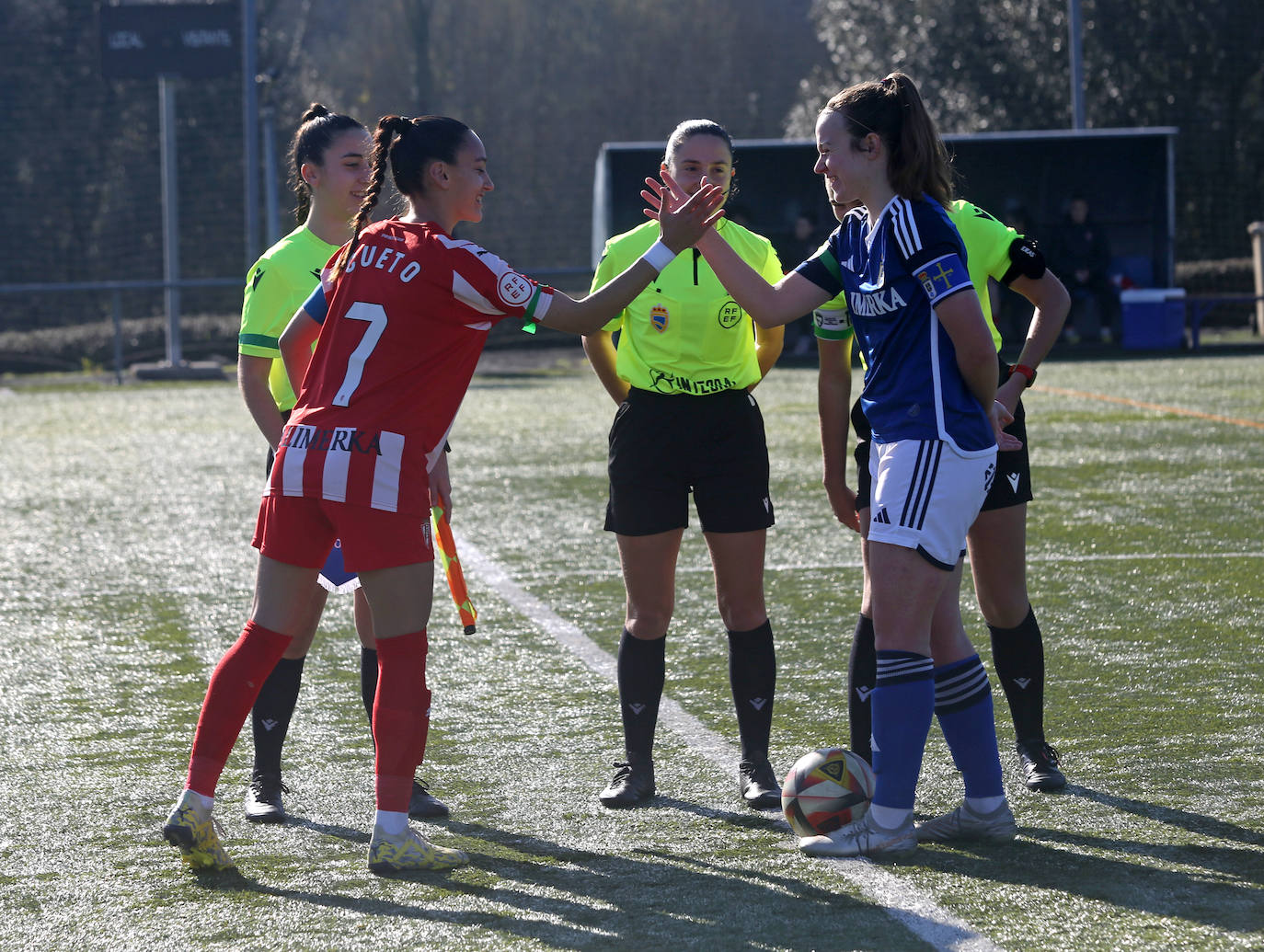 El derbi femenino Real Oviedo - Sporting de Gijón, en imágenes