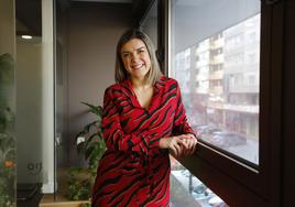 Nayara Malnero, en su consulta de Gijón.