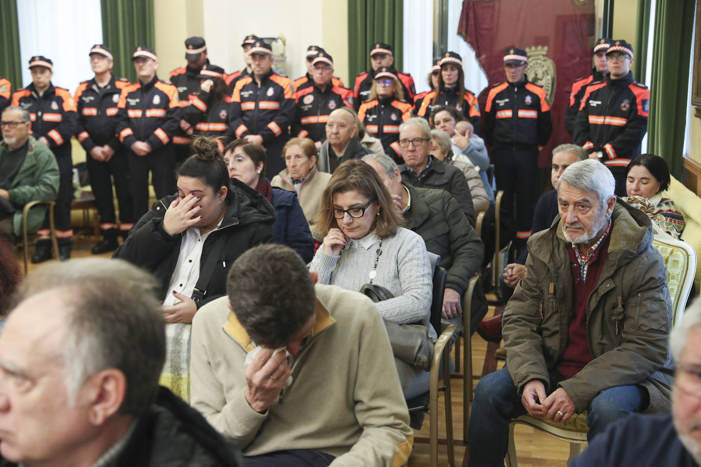 Gijón rinde un sentido homenaje a Inés Sánchez, la voluntaria de Protección Civil fallecida en un accidente