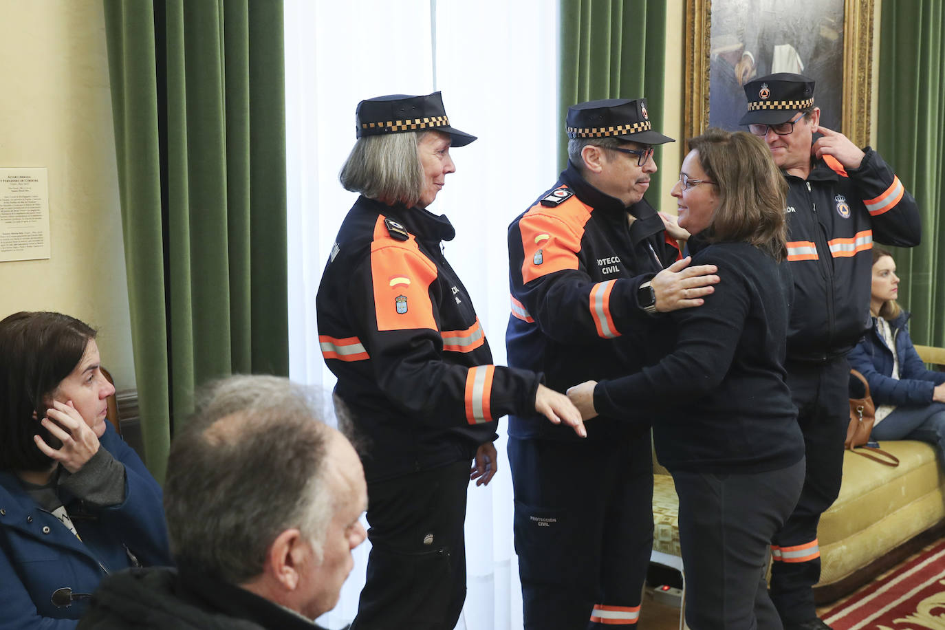 Gijón rinde un sentido homenaje a Inés Sánchez, la voluntaria de Protección Civil fallecida en un accidente