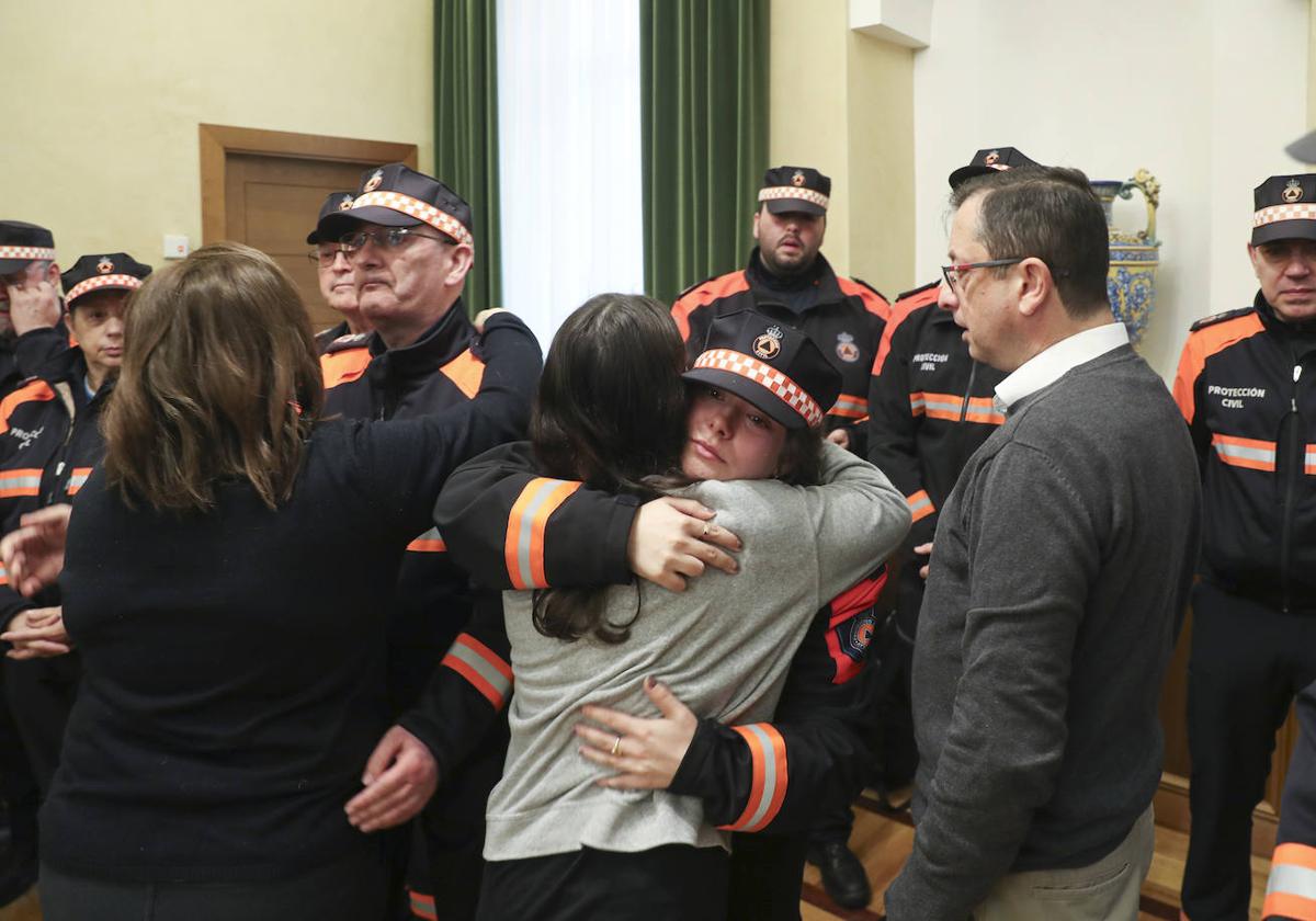 Gijón rinde un sentido homenaje a Inés Sánchez, la voluntaria de Protección Civil fallecida en un accidente