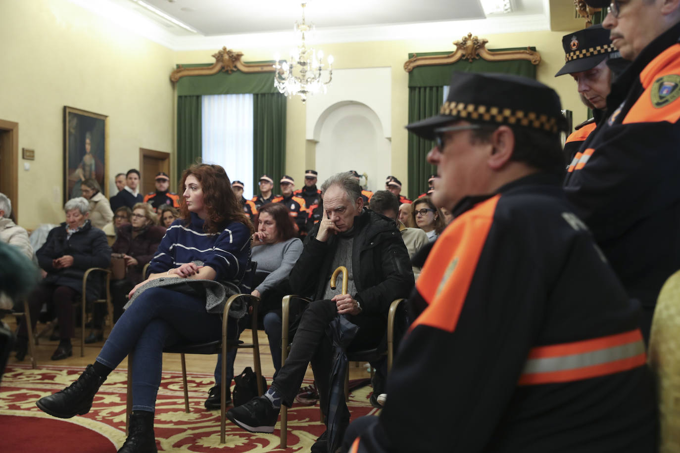 Gijón rinde un sentido homenaje a Inés Sánchez, la voluntaria de Protección Civil fallecida en un accidente