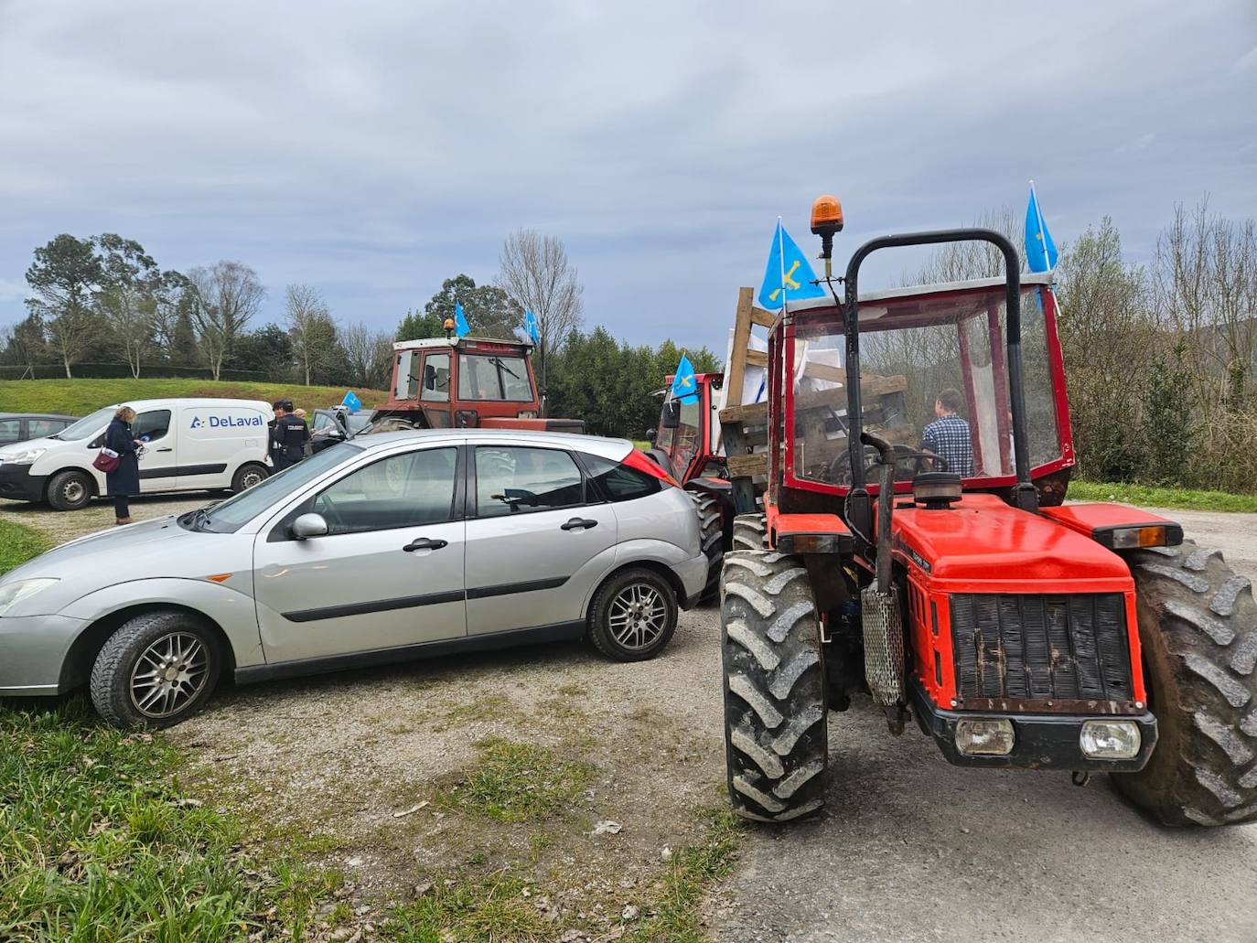 Tractorada en Asturias: las imágenes que deja la protesta del campo asturiano