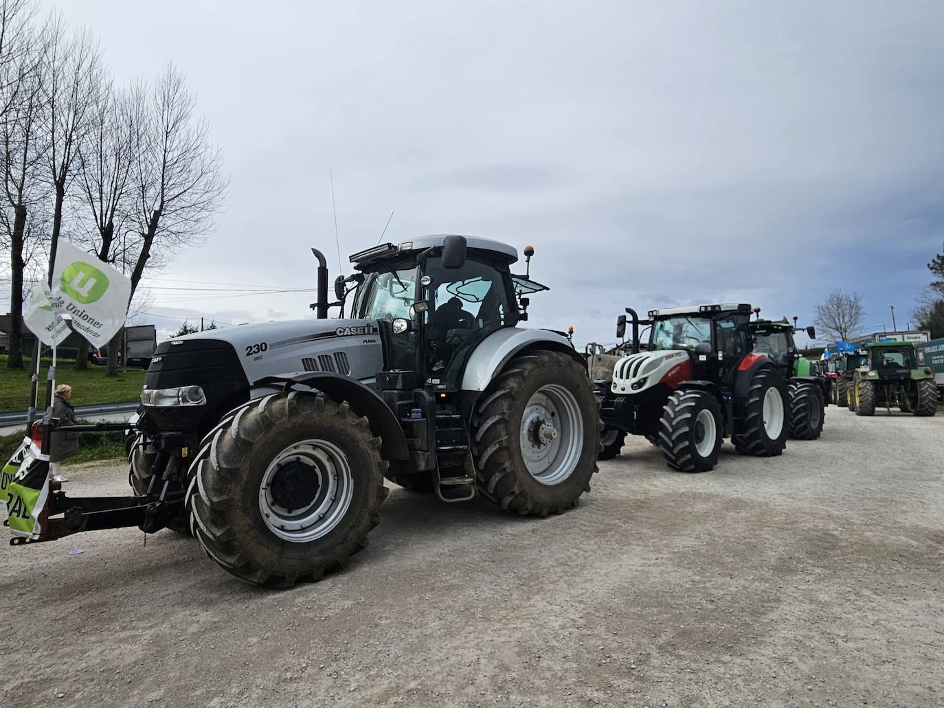 Tractorada en Asturias: las imágenes que deja la protesta del campo asturiano
