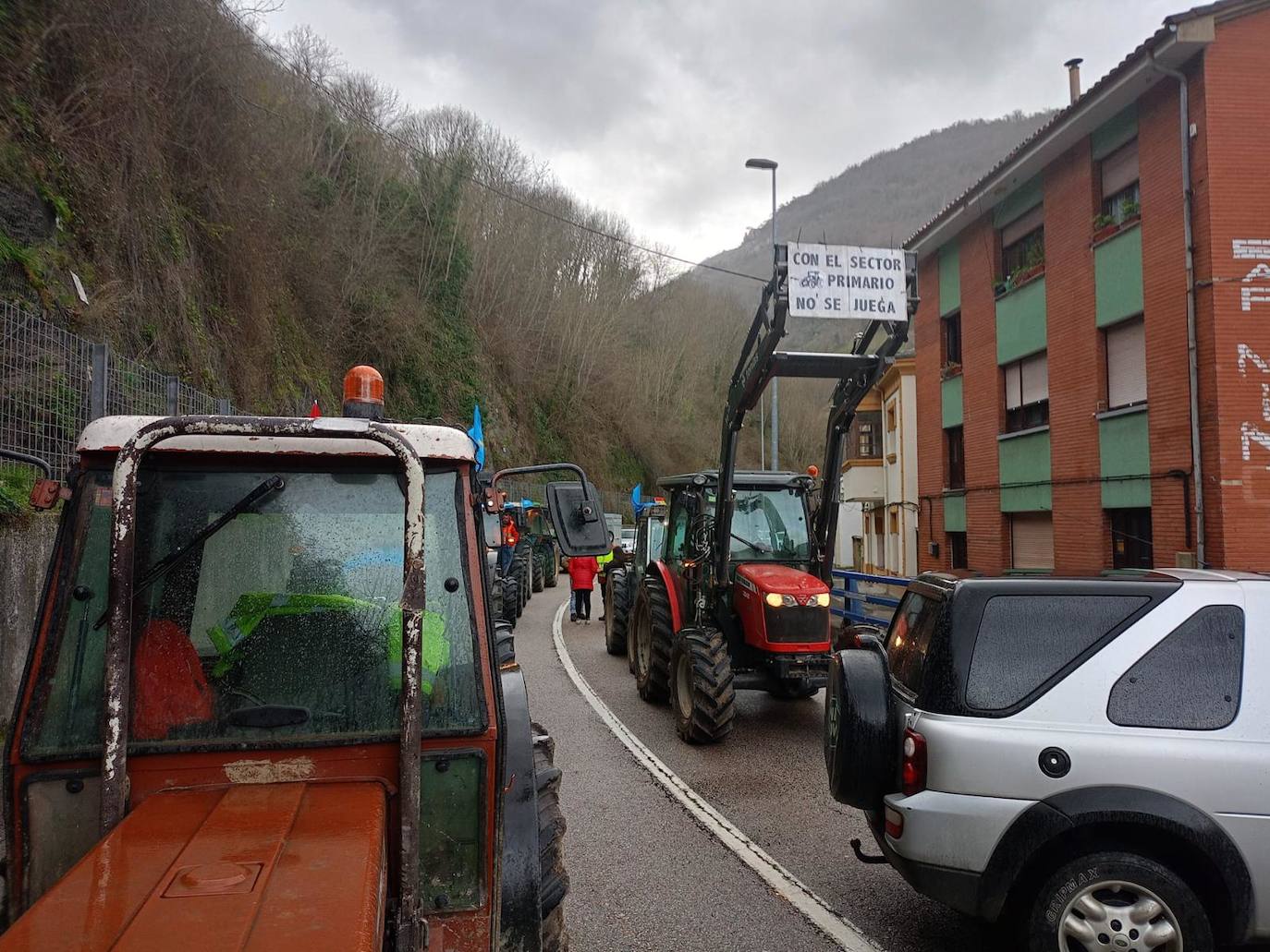 Tractorada en Asturias: las imágenes que deja la protesta del campo asturiano