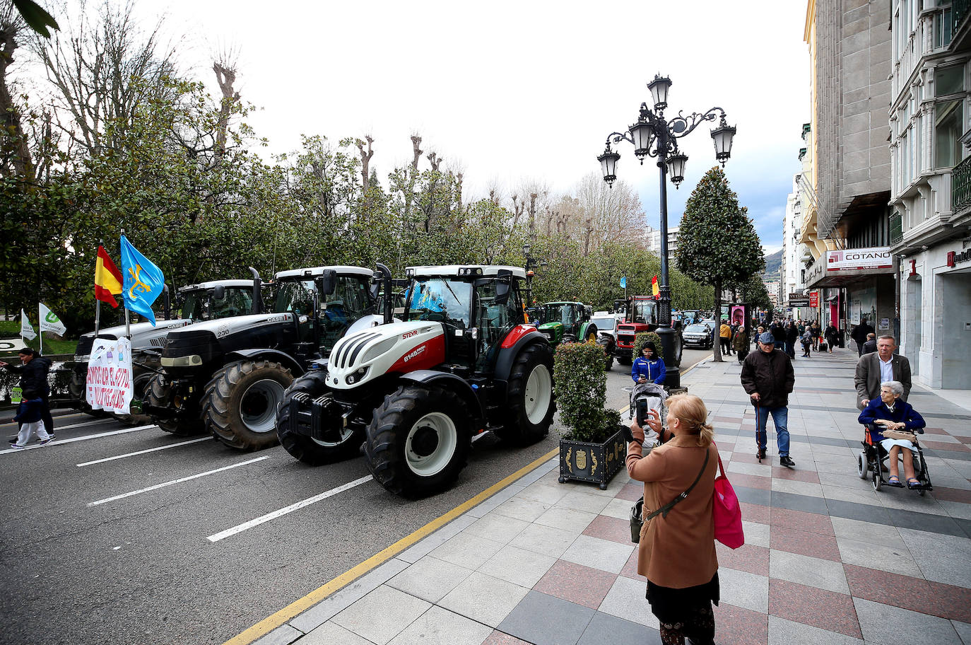 Tractorada en Asturias: las imágenes que deja la protesta del campo asturiano