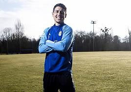 Santiago Colombatto, en las instalaciones de El Requexón.