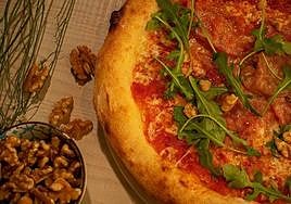 Pizzería Vesta, en Gijón.