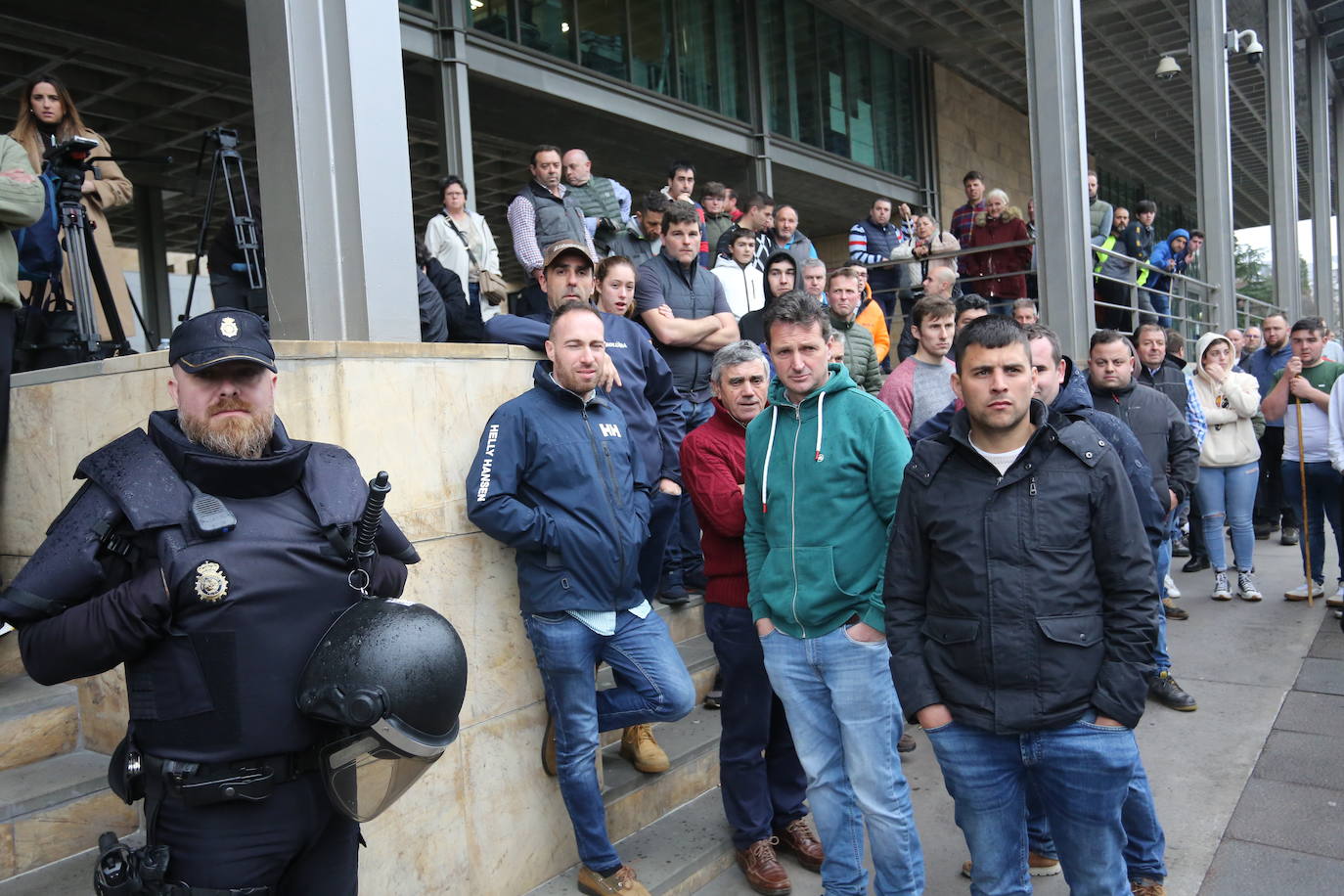 Así ha sido la tractorada en Oviedo de este viernes