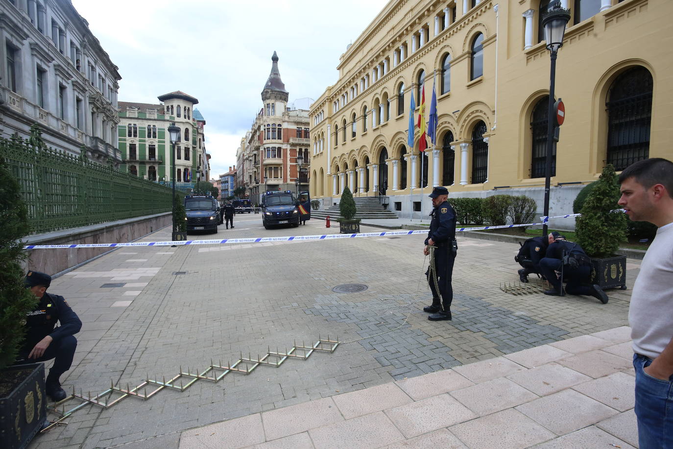 Así ha sido la tractorada en Oviedo de este viernes