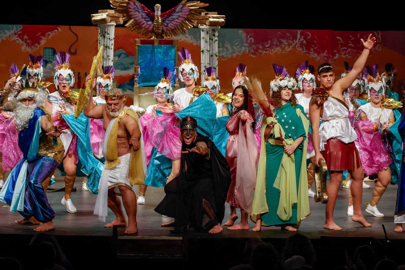 Las charangas llenan el Teatro Jovellanos por segundo día