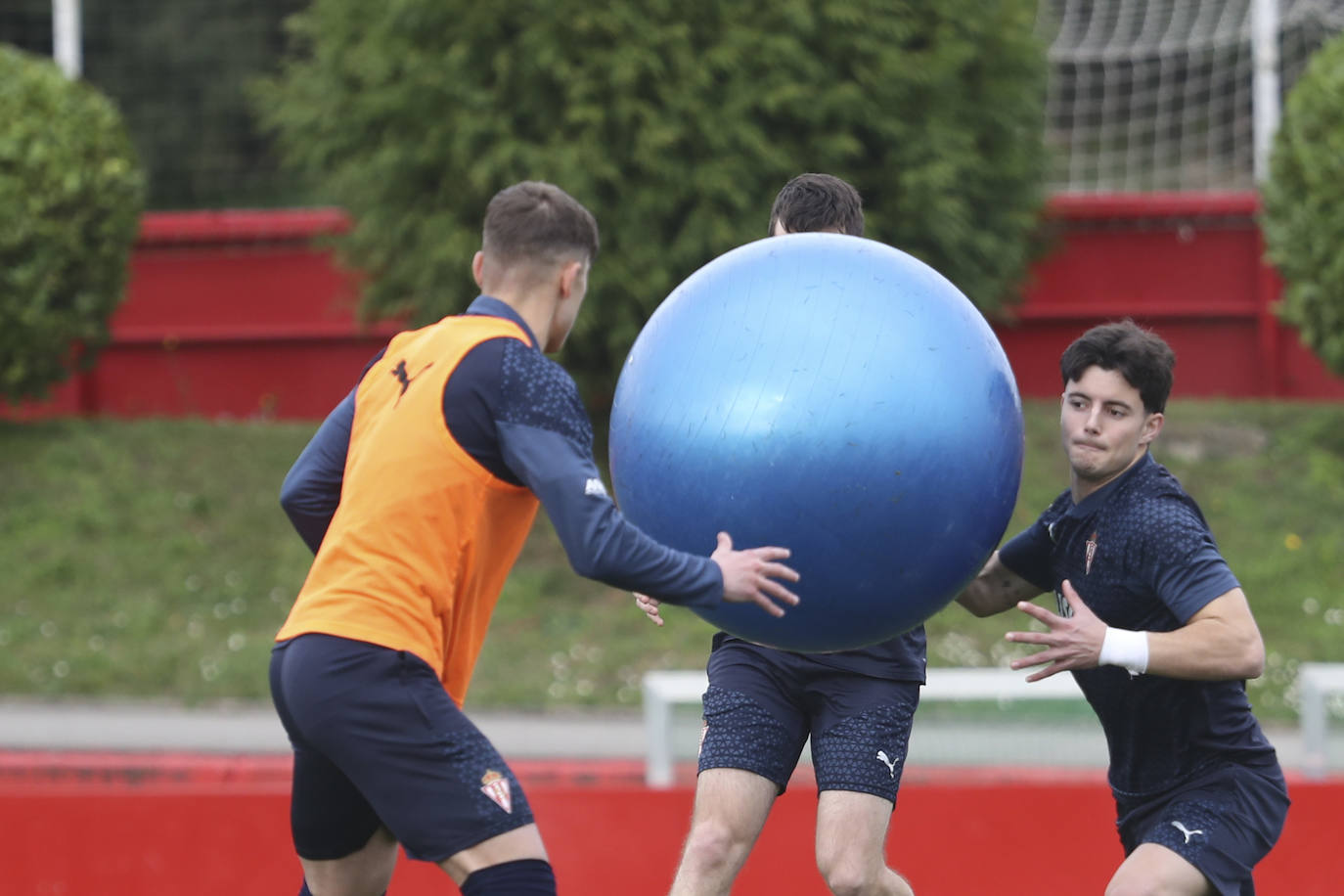 Entrenamiento del Sporting (15/02/2024)