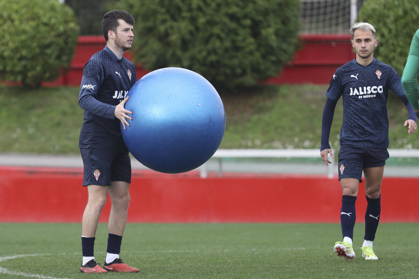 Entrenamiento del Sporting (15/02/2024)