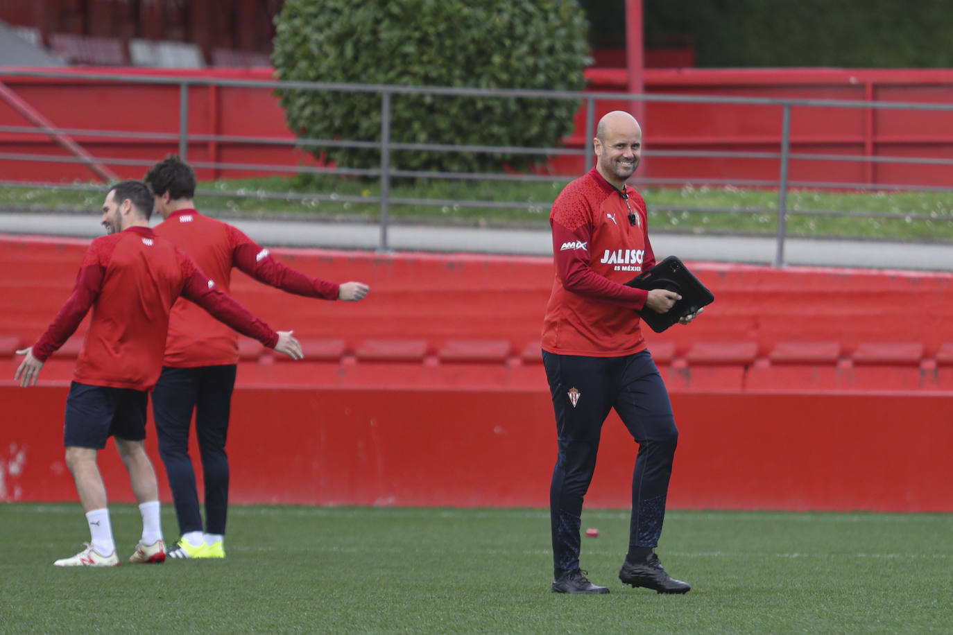 Entrenamiento del Sporting (15/02/2024)