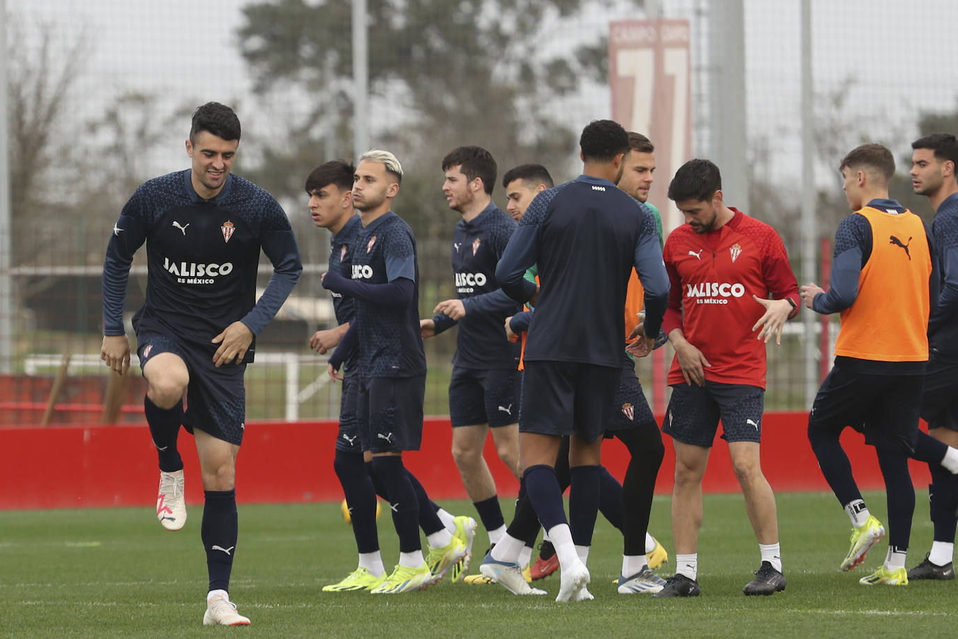 Entrenamiento del Sporting (15/02/2024)