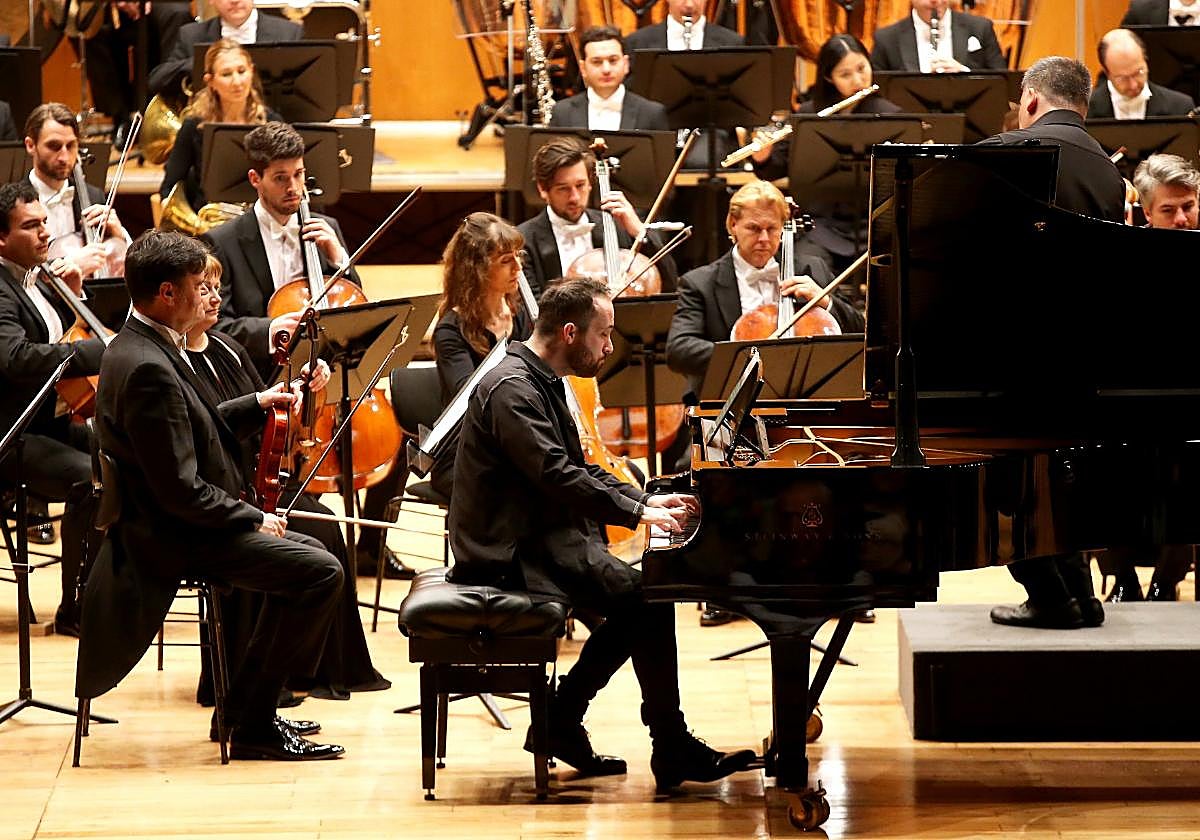 Uno de los momentos bellísimos del concierto.