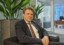 El director general de Eurofer, el alemán Axel Eggert, en las oficinas de la asociación, en Bruselas.