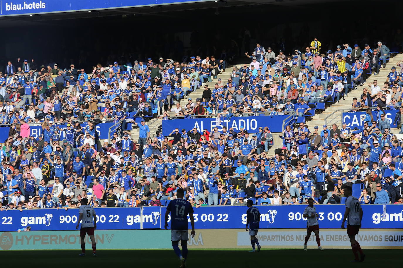 ¿Estuviste viendo el Oviedo - Burgos en el Tartiere? ¡Búscate en las fotos!