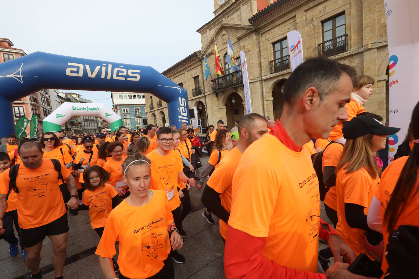 Las imágenes de la carrera Galbán en Avilés