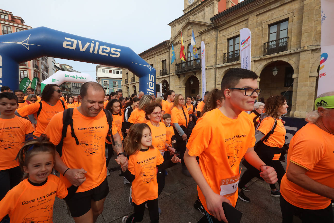 Las imágenes de la carrera Galbán en Avilés