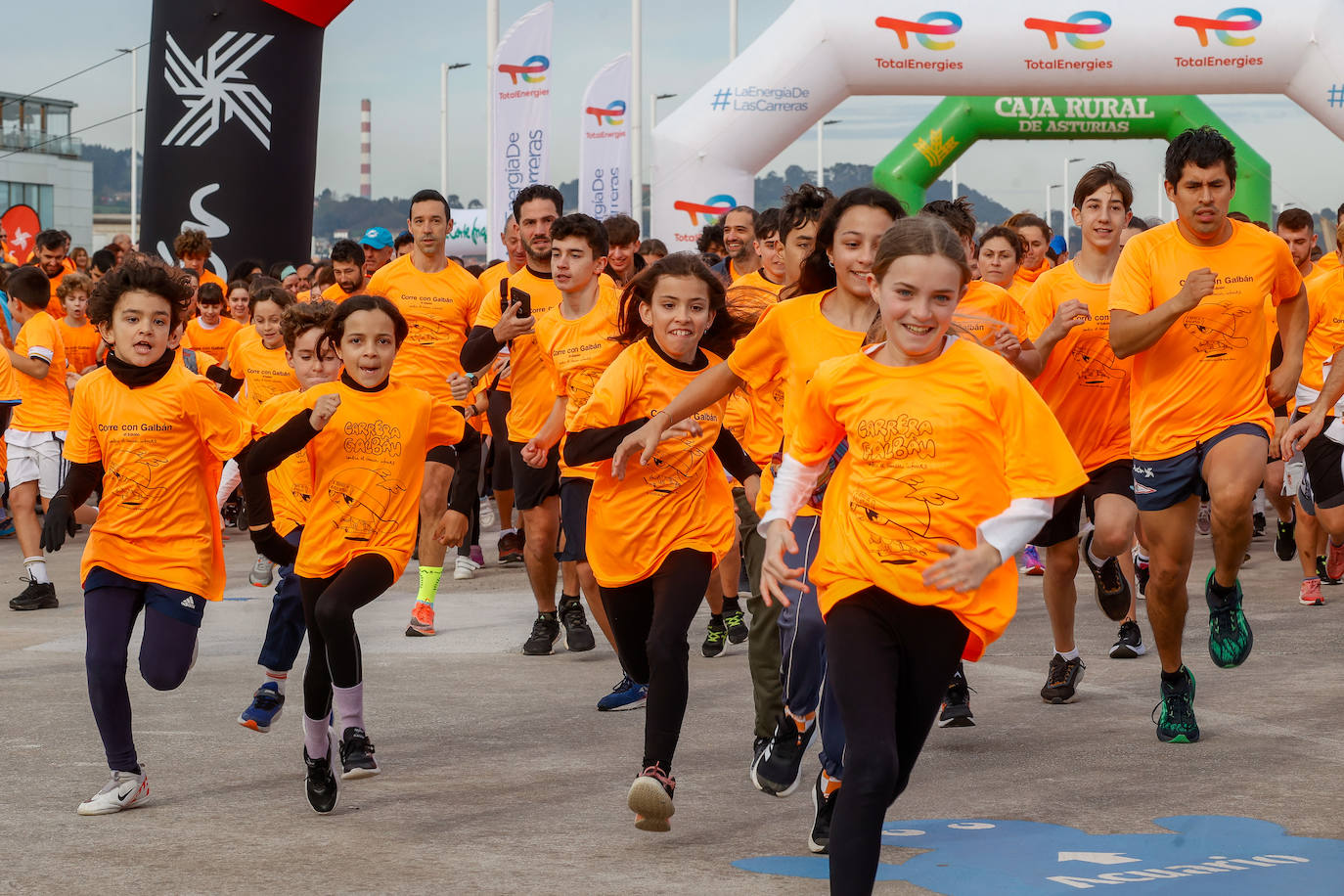 Las imágenes de la carrera Galbán en Gijón