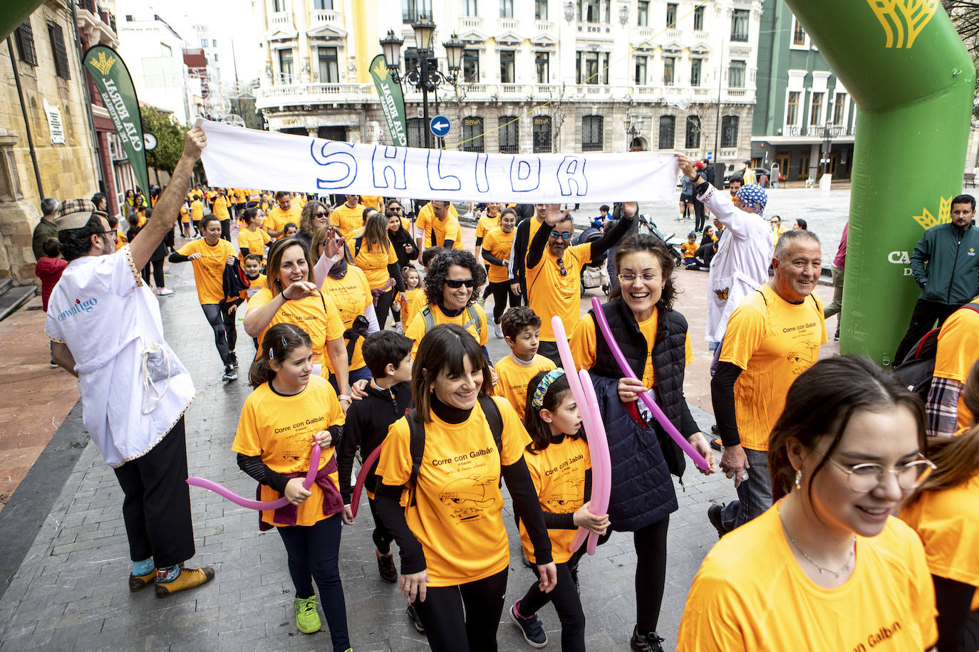 Las imágenes de la carrera Galbán en Oviedo